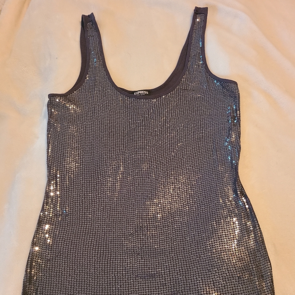 Sequin Rank Top Express size L